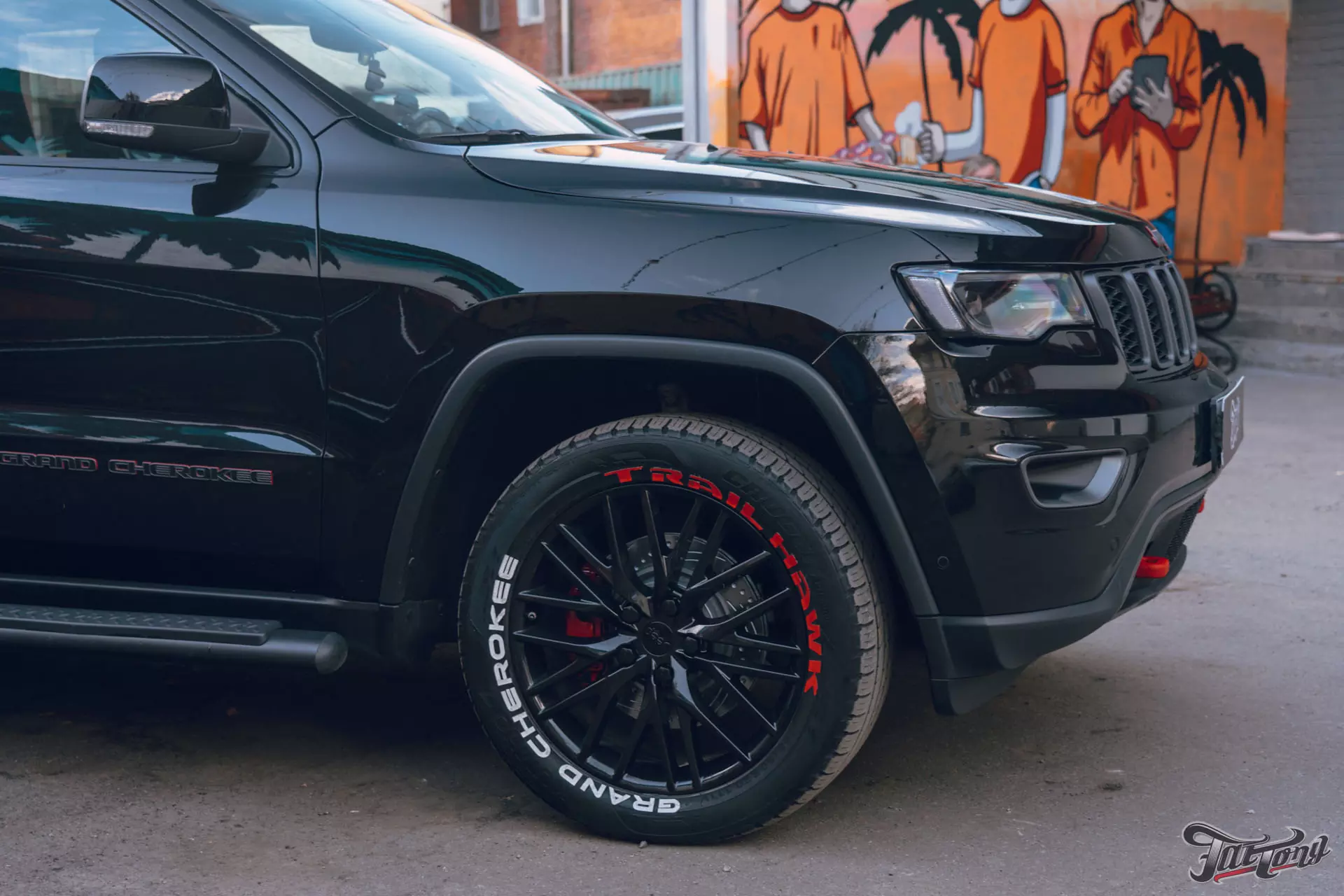 Jeep Grand Cherokee. Окрас суппортов. Техническое обслуживание